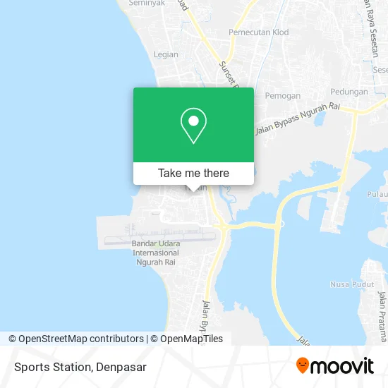 Sports Station map