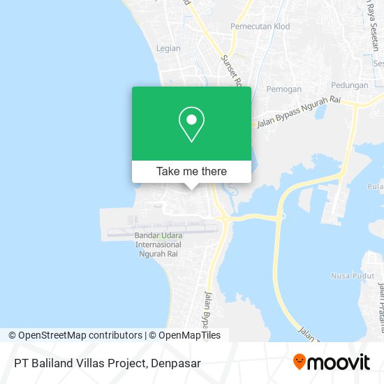 PT Baliland Villas Project map