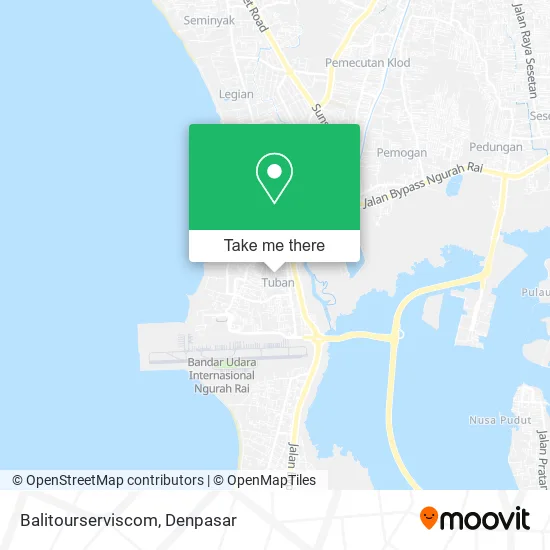 Balitourserviscom map