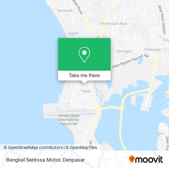 Bengkel Sentosa Motor map