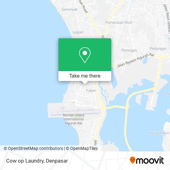 Cow op Laundry map