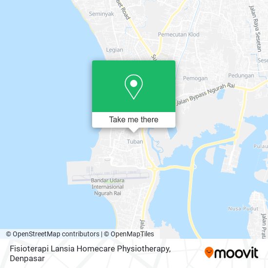 Fisioterapi Lansia Homecare Physiotherapy map