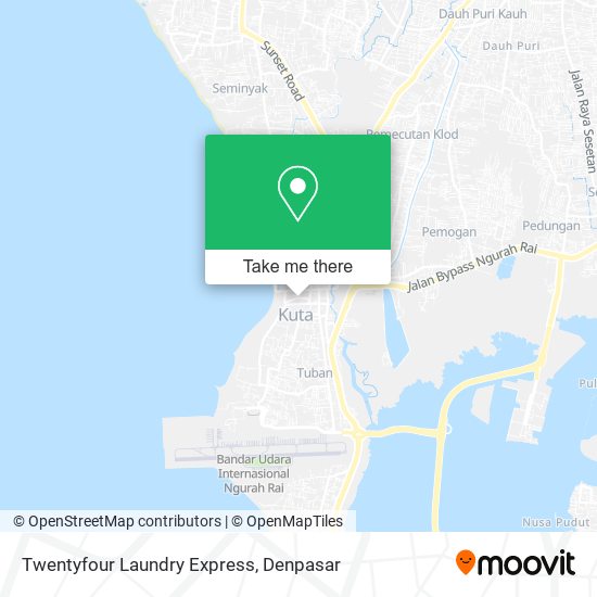 Twentyfour Laundry Express map