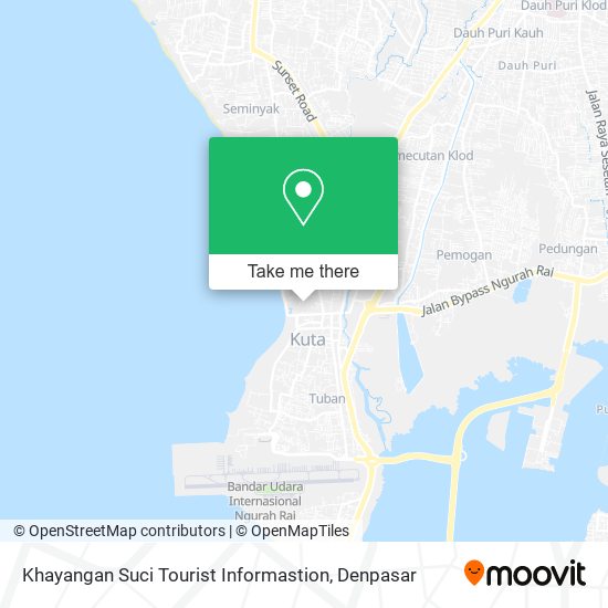 Khayangan Suci Tourist Informastion map
