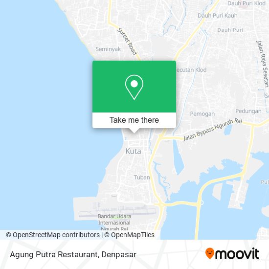 Agung Putra Restaurant map