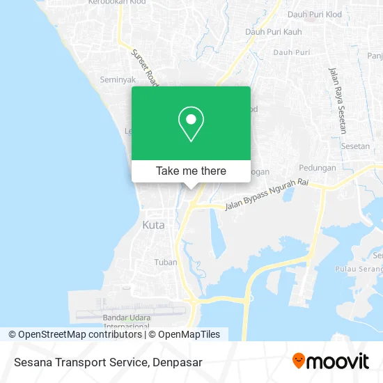 Sesana Transport Service map