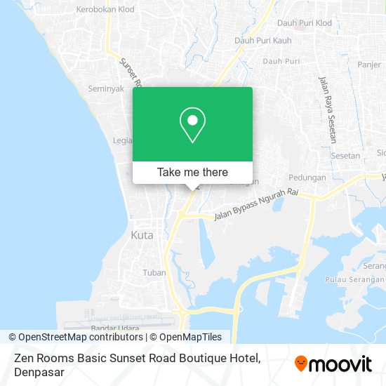 Zen Rooms Basic Sunset Road Boutique Hotel map