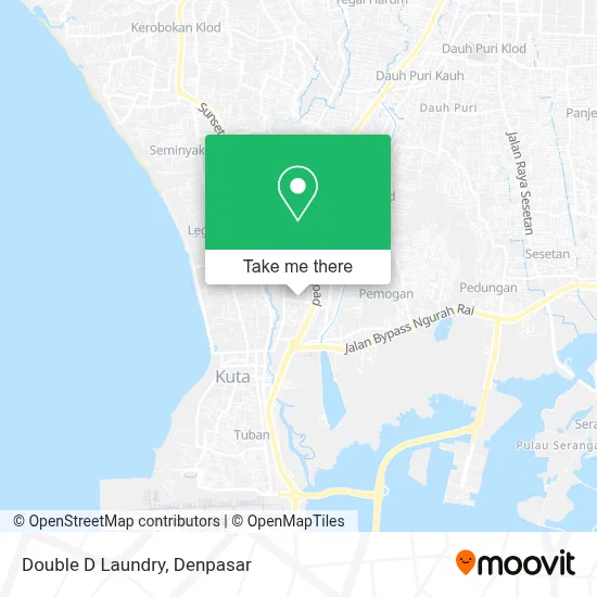 Double D Laundry map