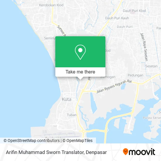 Arifin Muhammad Sworn Translator map