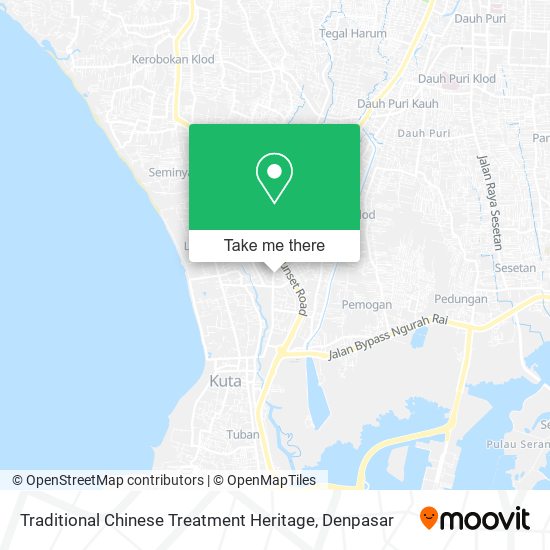Traditional Chinese Treatment Heritage map