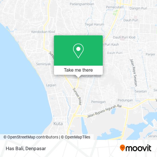 Has Bali map