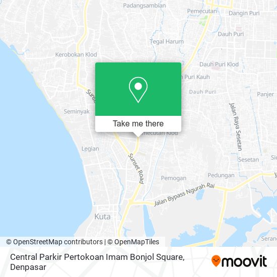 Central Parkir Pertokoan Imam Bonjol Square map