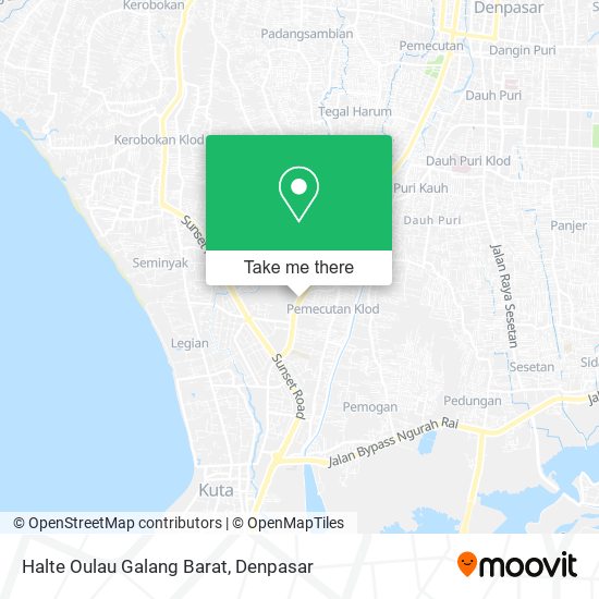 Halte Oulau Galang Barat map