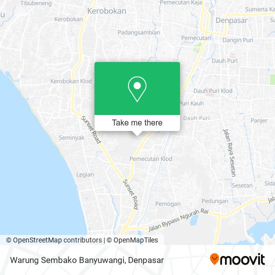 Warung Sembako Banyuwangi map