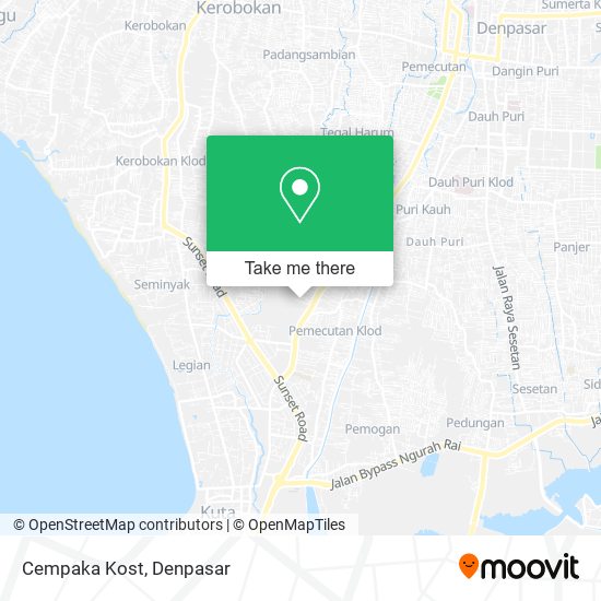 Cempaka Kost map