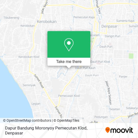 Dapur Bandung Moronyoy Pemecutan Klod map