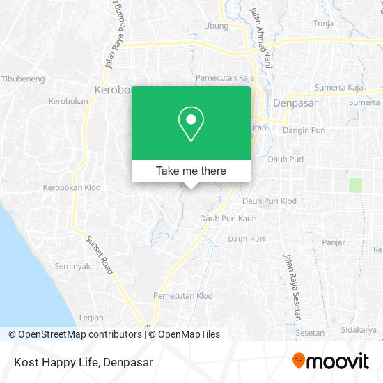 Kost Happy Life map