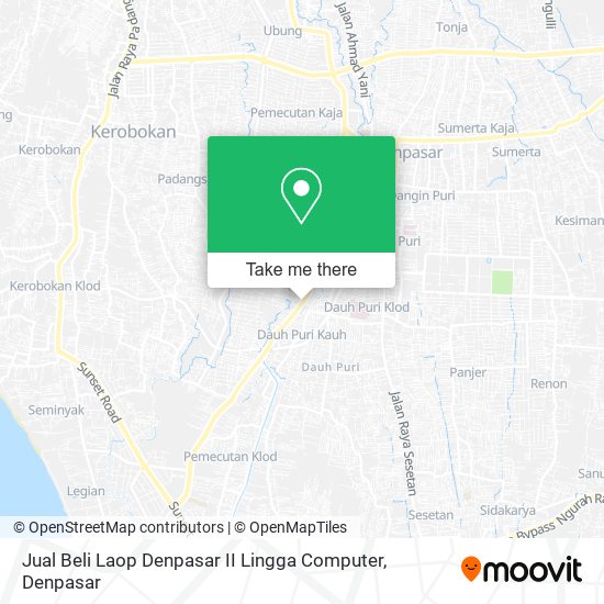 Jual Beli Laop Denpasar II Lingga Computer map