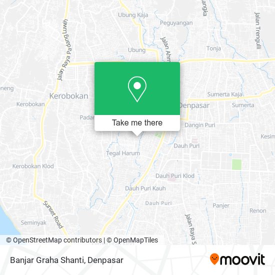 Banjar Graha Shanti map