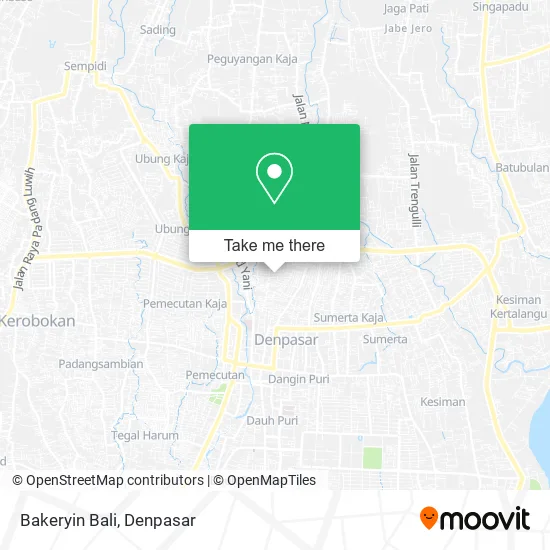 Bakeryin Bali map