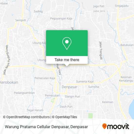 Warung Pratama Cellular Denpasar map