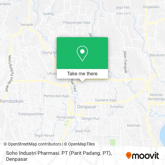 Soho Industri Pharmasi. PT (Parit Padang. PT) map