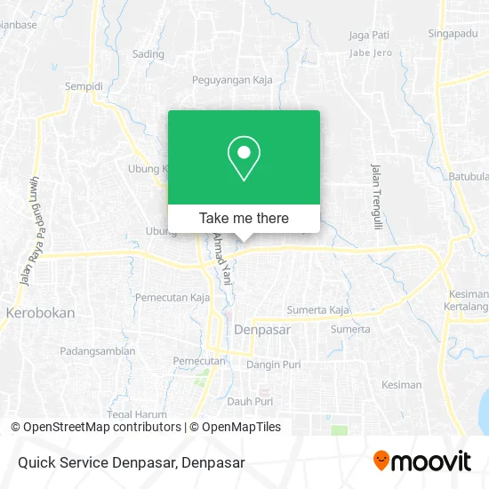 Quick Service Denpasar map