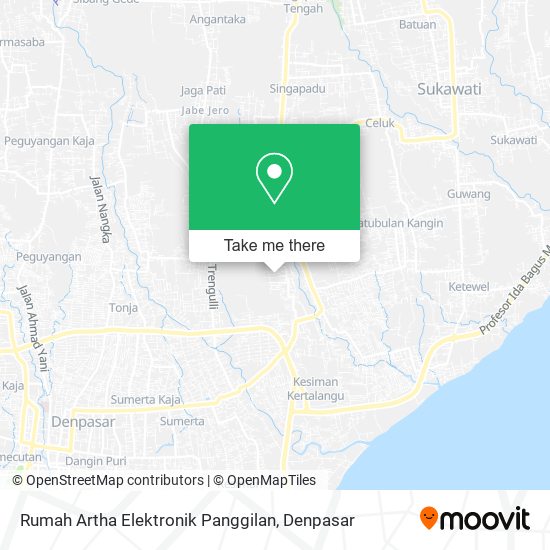 Rumah Artha Elektronik Panggilan map