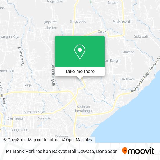 PT Bank Perkreditan Rakyat Bali Dewata map