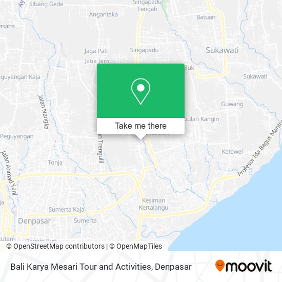 Bali Karya Mesari Tour and Activities map