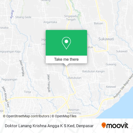 Doktor Lanang Krishna Angga K S Ked map