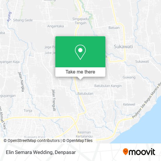 Elin Semara Wedding map