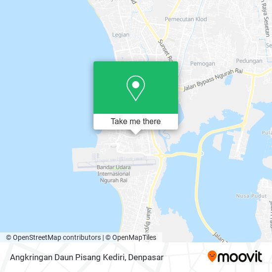 Angkringan Daun Pisang Kediri map