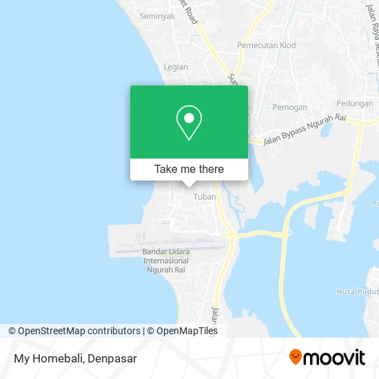 My Homebali map