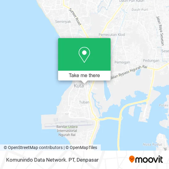 Komunindo Data Network. PT map