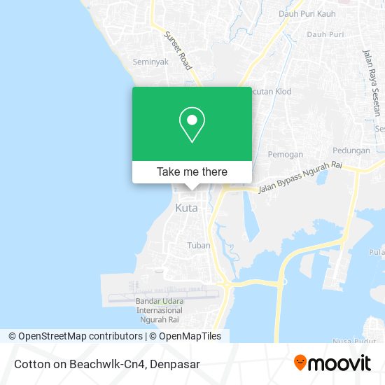 Cotton on Beachwlk-Cn4 map