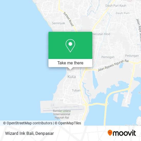 Wizard Ink Bali map