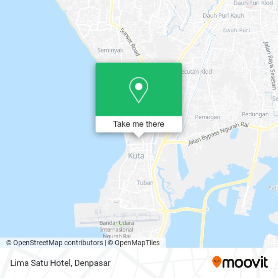 Lima Satu Hotel map