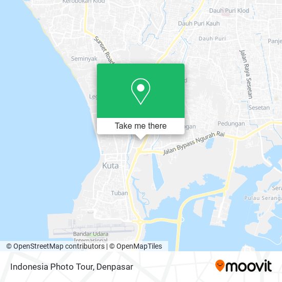 Indonesia Photo Tour map