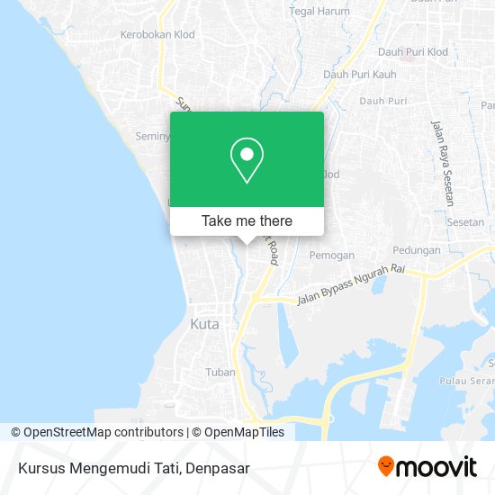 Kursus Mengemudi Tati map