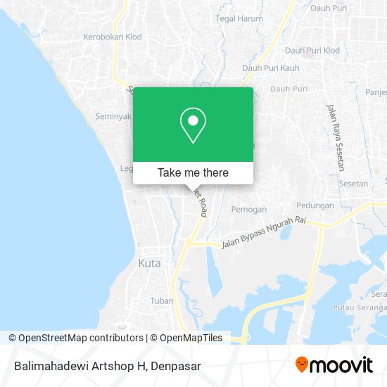 Balimahadewi Artshop H map