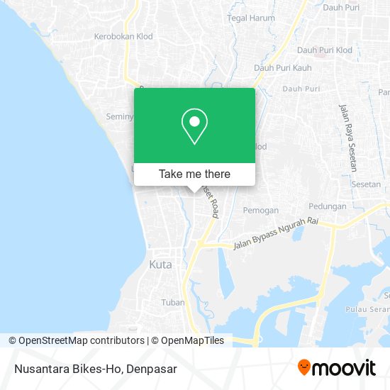 Nusantara Bikes-Ho map