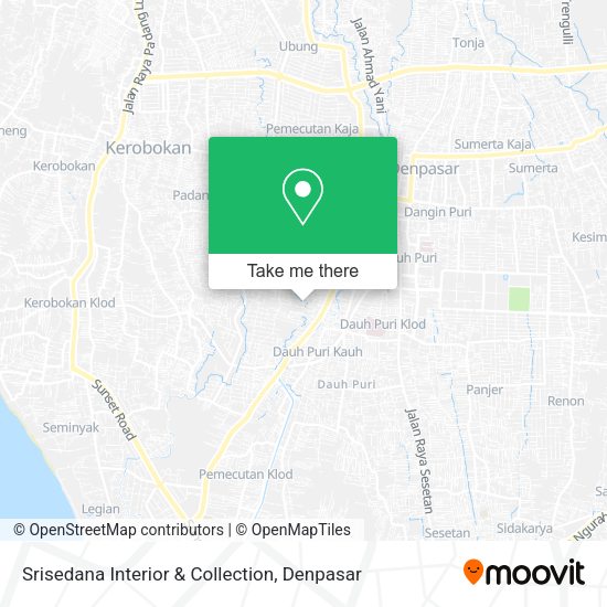 Srisedana Interior & Collection map