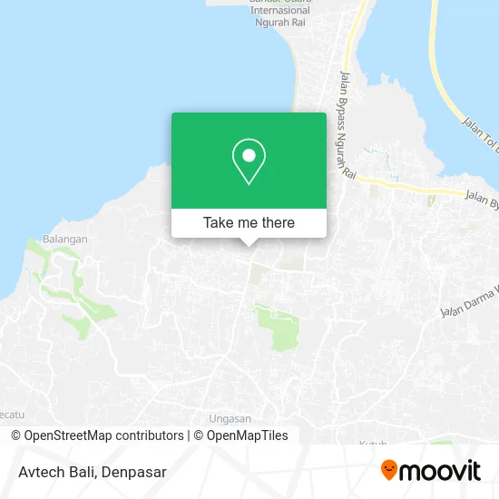 Avtech Bali map