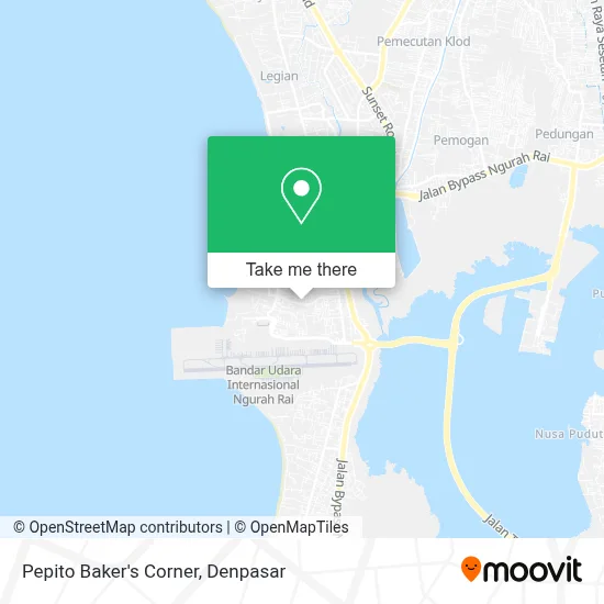 Pepito Baker's Corner map