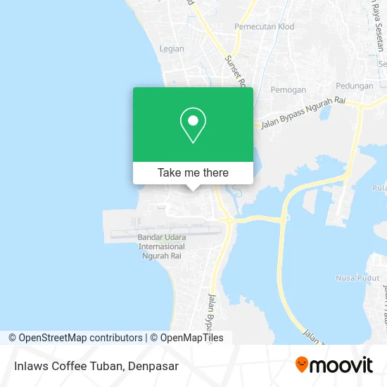 Inlaws Coffee Tuban map