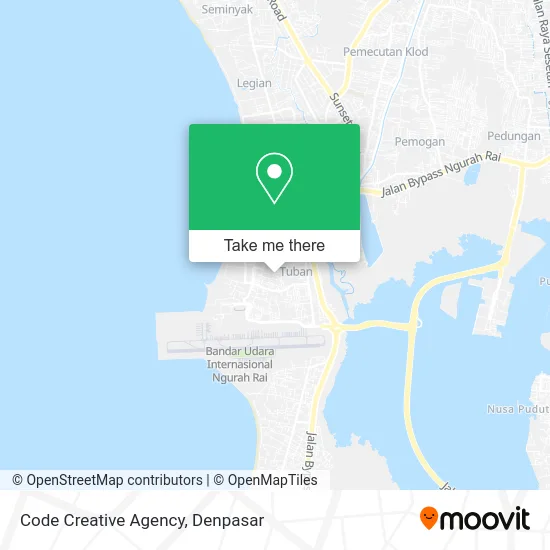 Code Creative Agency map