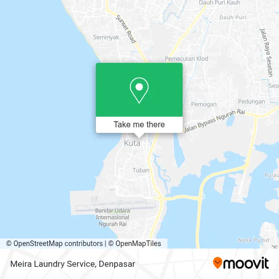 Meira Laundry Service map