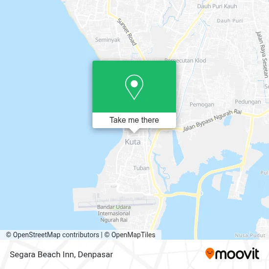 Segara Beach Inn map