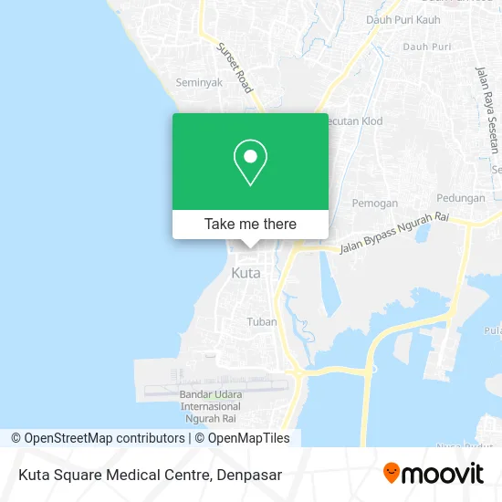 Kuta Square Medical Centre map